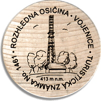 Turistick� zn�mka: Rozhledna Osi�ina